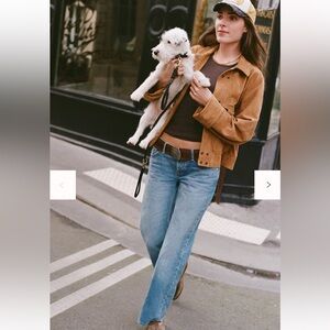 Free People Suzy Suede Jacket size XS tailored